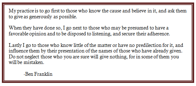 Ben Franklin quote