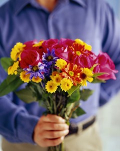 Man with Bouquet