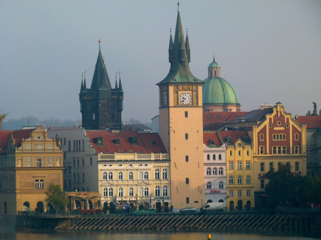 Prague river view