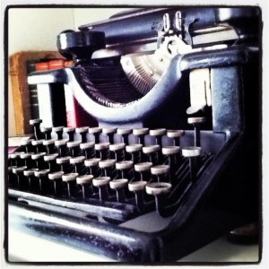 Vintage typewriter